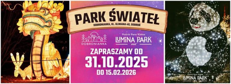 Zakończenie sezonu magicznych iluminacji w Dobroniance